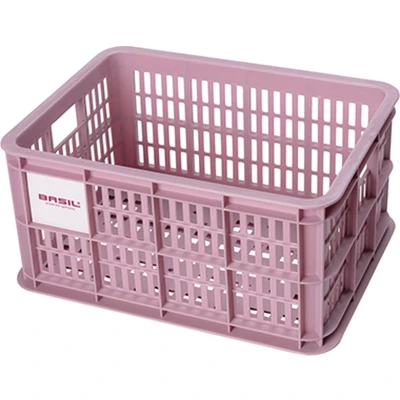 Afbeelding van Gerecyclede fietskrat Basil Crate S 17.5 liter 29 x 39 20 cm blossom