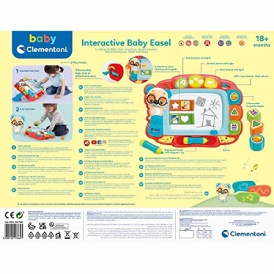 Afbeelding van Baby Clementoni Schoolbord Babyspeelgoed tekenbord Magnetisch Vanaf 18 maanden