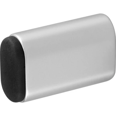 Afbeelding van Hermeta Deurbuffer aluminium F 1/rubber ovaal 60mm mat naturel geanodiseerd