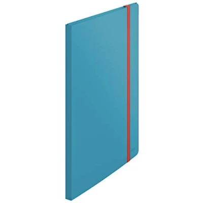 Afbeelding van Leitz Cosy PP Showalbum Plus a4 Met 20 Insteekhoezen Ideaal voor Thuiskantoor/Thuiswerken Sereen Blauw