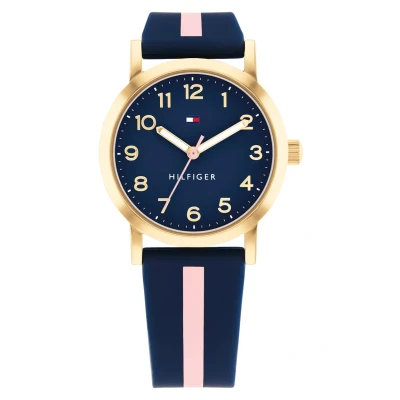 Afbeelding van Tommy Hilfiger Sport Horloge Gold blau voor kinderen, Maat: One Size,