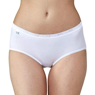Afbeelding van Sloggi Dames slip Basic + Midi 2p, Wit (03)