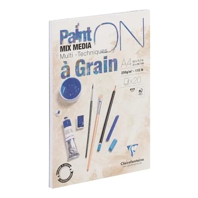 Image de CLAIRFTN PAINT&#039;ON GRAIN A4 20F 250G