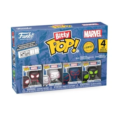 Image de Pack 4 Figurines Funko Bitty Pop Spider Man Miles Morales