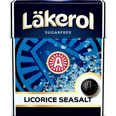 Afbeelding van Cloetta Lakerol Licorice Seasalt Tabletten, 4 dozen van 25 g