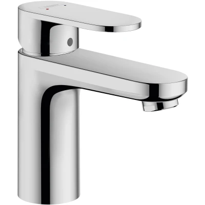 Afbeelding van Hansgrohe Vernis Blend 1 greeps wastafelkraan 100 met pop up trekwaste