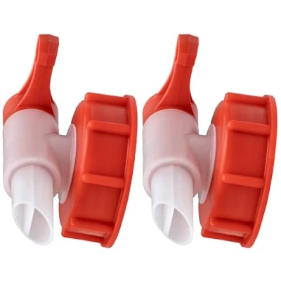 Afbeelding van ISOLATECH Sabeu Fluxx AH 23/51 HF 2 x afvoerkraan voor 5 liter en 10 jerrycan met DIN 51 buitendraad 54,8 mm schenktuit 23 glucosevrije vulling