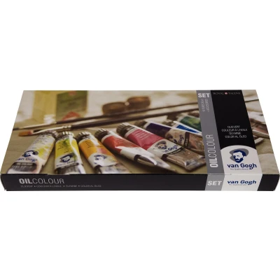 Afbeelding van Olieverf van Gogh combiset 10 x 20ml,medium,pensel