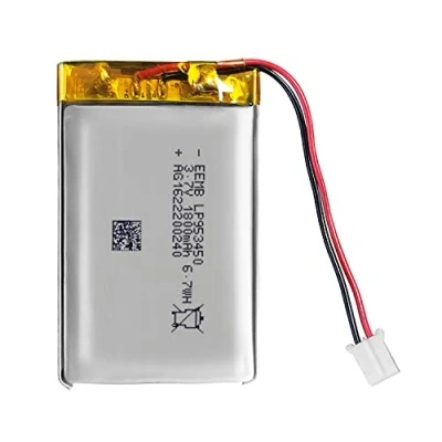 Afbeelding van Lipo EEMB batterij 3,7 V 1800 mAh 953450 lithium ion polymeer Oplaadbare polymeerbatterij met JST aansluiting. Zorg ervoor dat de polariteit van het apparaat overeenkomt