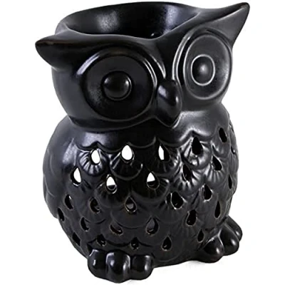 Afbeelding van Something Different Oliebrander Black owl Zwart
