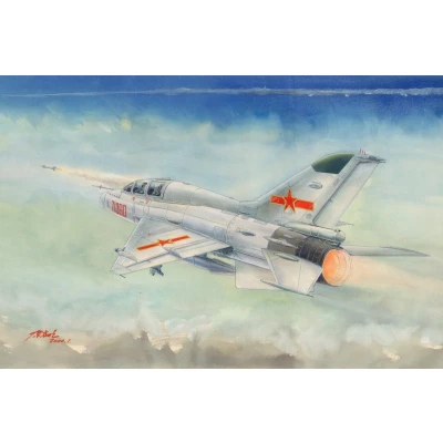 Afbeelding van 1:48 Trumpeter 02824 JJ 7 Trainer Plane Plastic Modelbouwpakket