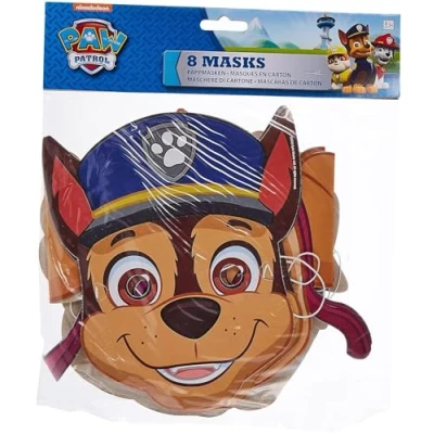Afbeelding van Masker Paw Patrol Happy 8 stuks