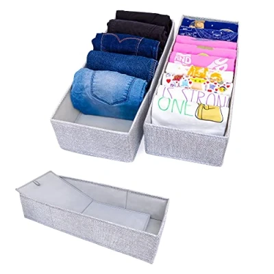 Afbeelding van SIMPLE JOY® PAX50 Set van 2 opbergdozen voor IKEA Pax kast, perfecte pasvorm, stabiele bodem, lade opbergsysteem