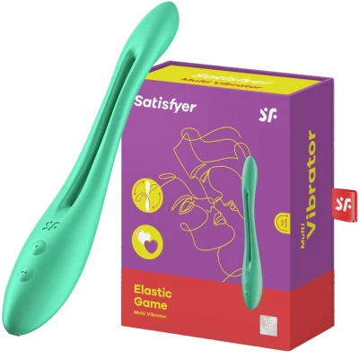 Afbeelding van Satisfyer Elastic Joy Multi Vibrator Groen