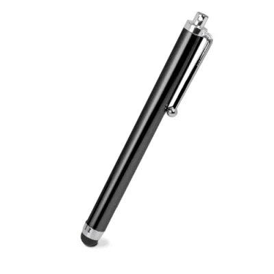 Afbeelding van OcioDual Stylus voor touchscreen, capacitieve styluspen, zwart, tablet/IPad/iPhone/smartphone/Android/iOS, universele rubberen punt van 7 mm