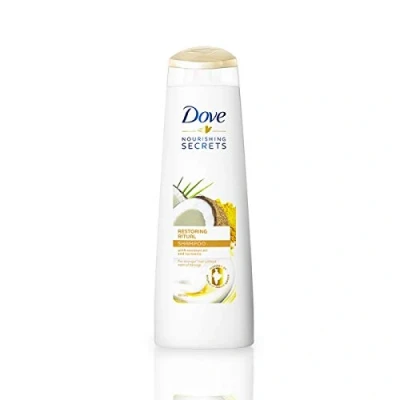 Afbeelding van Dove Restoring Ritual Shampoo (met kokosolie) voor beschadigd haar, 6 x 250 ml