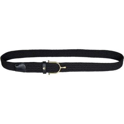 Afbeelding van HKM Rekbare Riem Ann Zwart 75cm