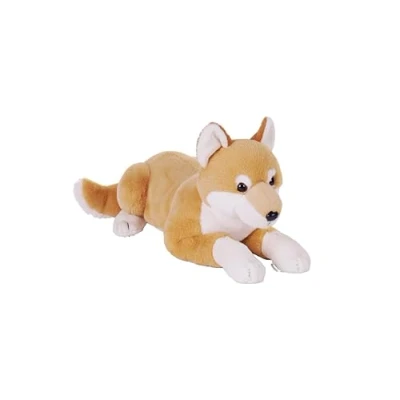Afbeelding van Wild Republic Earthkins Dingo pluche knuffeldier, 38 cm, gevuld met gerecyclede waterflessen, milieuvriendelijk