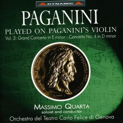 Afbeelding van Orchestra Del Teatro Carlo Felice Di Genova, Massimo Quarta Paganini: Integrale Des Concertos Pour Violon (CD)