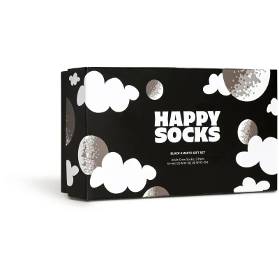 Afbeelding van Happy Socks 3PACK GIFT SET Sokken, Maat: 36 40, Black and white
