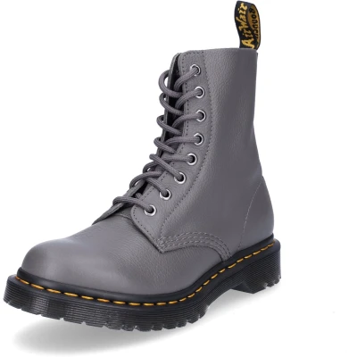 Afbeelding van Dr. Martens 1460 PASCAL GUNMETAL VeterlaarzenHoge sneakersDames veterschoenenHalf hoge schoenen Kleur: Grijs Maat: 39