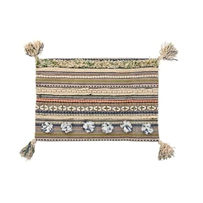 Afbeelding van Kussenhoes DKD Home Decor 60 x 1 40 cm Multicolour Franjes