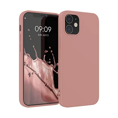 Afbeelding van kwmobile telefoonhoesje geschikt voor Apple iPhone 12 / Pro Hoesje smartphone Back cover in winter roze