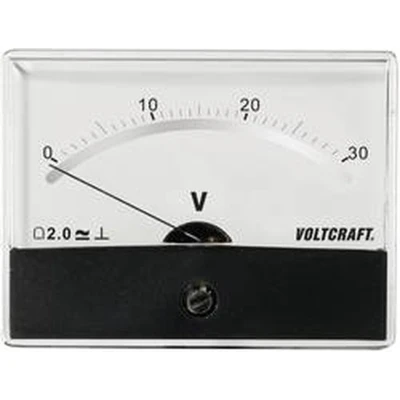 Afbeelding van VOLTCRAFT AM 86X65/30V/DC Inbouwmeter 86X65/30 V/DC Draaispoel