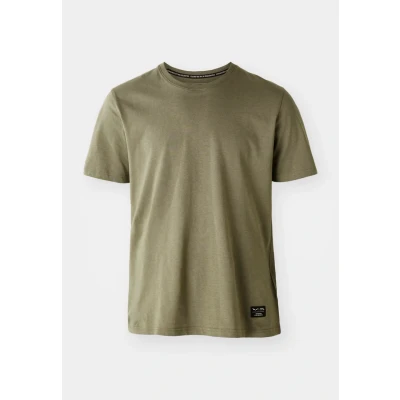Afbeelding van Salewa Eagle LOGO Patch Tshirt basic, Heren, Maat: 52, Faded green