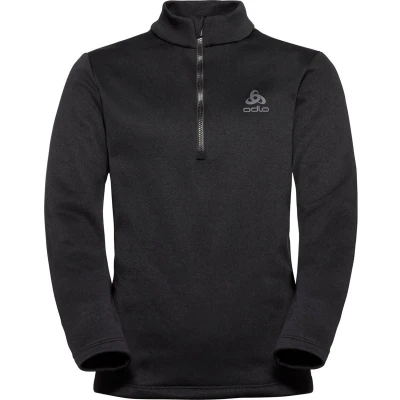 Afbeelding van ODLO 1/2 ZIP Berra Fleece trui voor kinderen, Maat: 128, Black
