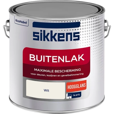 Afbeelding van Sikkens Buitenlak Zijdeglans RAL 9001 2.5L