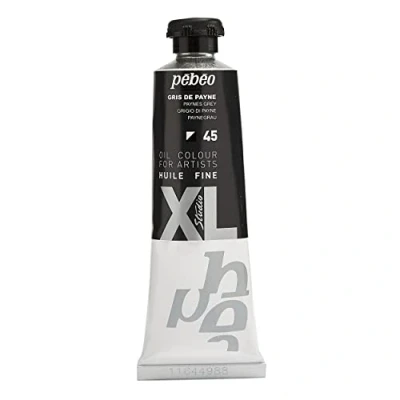 Afbeelding van Pebeo, Kleuren + verf voor doe het zelvers, XL fijne olieverf (Payne grijs, 37 ml)