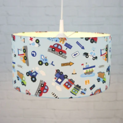Afbeelding van Hanglamp voertuigen blauw