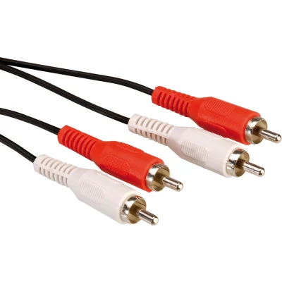 Afbeelding van Value Cinch Audio Aansluitkabel [2x stekker 2x stekker] 2.50 m Zwart