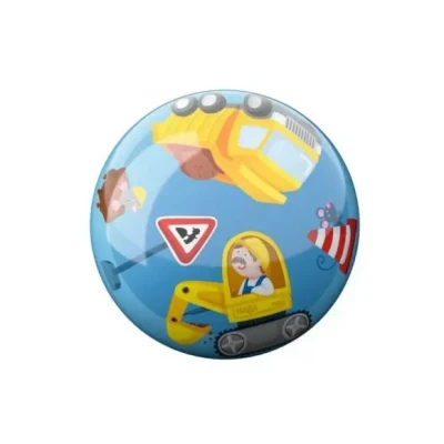 Afbeelding van HABA 2012750001 Balle de jeu pour enfant à partir 2 ans l&#039;intérieur et l&#039;extérieur Favorise la motricité coordination Matériau robuste avec valve Diamètre : 14 cm