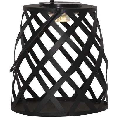 Afbeelding van Czarny lampion LED Star Trading Calabria, wys. 20 cm