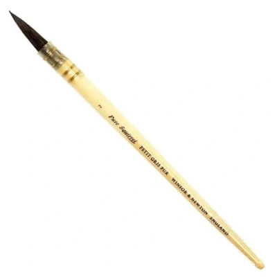 Afbeelding van Winsor &amp; Newton Aquaela penseel, klein, grijs, rond, nr. 2