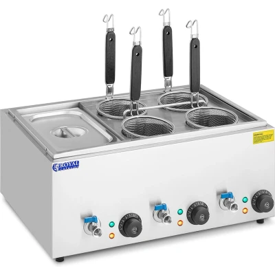 Afbeelding van Royal Catering Pastakoker met 4 manden en GN 1/3 bakken temperatuur: 30 110 C