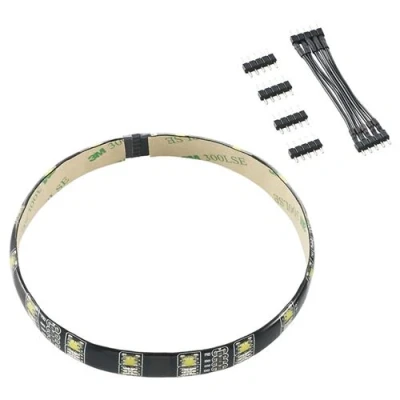 Image de Cablemod widebeam hybrid led strip 30cm rgb/w