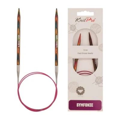 Afbeelding van KnitPro Symfonie rondbreinaalden 50cm 5.50mm 3st