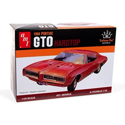 Afbeelding van 1:25 AMT 1411 1968 Pontiac GTO Hardtop Car Plastic Modelbouwpakket