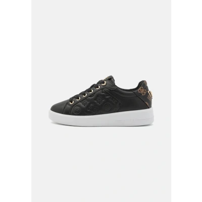 Afbeelding van Guess Ronii Sneakers laag, Dames, Maat: 39, Black/brown Pu