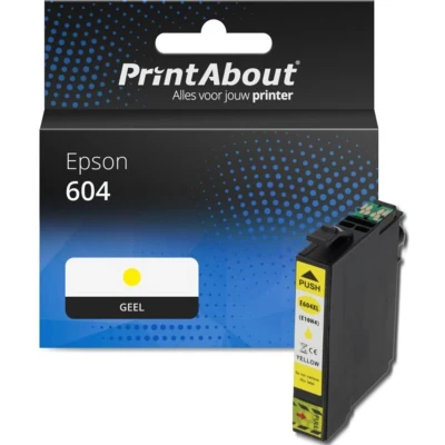 Afbeelding van Huismerk Epson 604 (C13T10G44010) Inktcartridge Geel