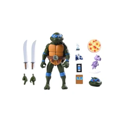 Afbeelding van NECA Teenage Mutant Ninja Turtles (Cartoon) Action Figure Ultimate Leonardo VHS 18 cm Figuur