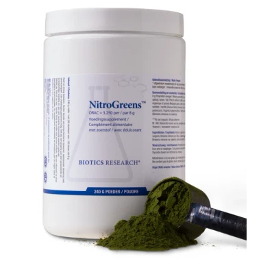 Afbeelding van Biotics NitroGreens Poeder 240GR