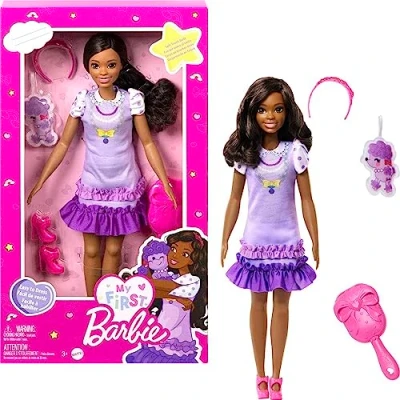 Image de Barbie Ma première Brune Poupée 3 ans et +