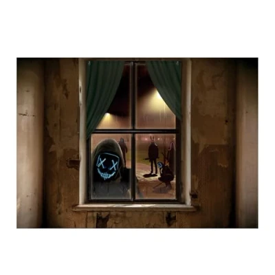 Afbeelding van Fiestas Guirca Raamdecoratie Killing day ( 80 x 120 cm) Halloween Decoratie Versiering