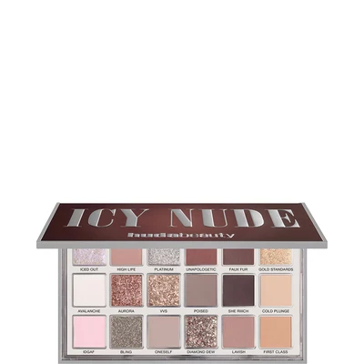 Afbeelding van Huda Beauty Icy Nude 18W EYESHADOW PALETTE