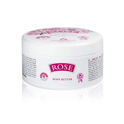 Afbeelding van Bulgarian Rose Body Butter met rozenolie Voedt de huid Biedt diepe hydratatie 250ml
