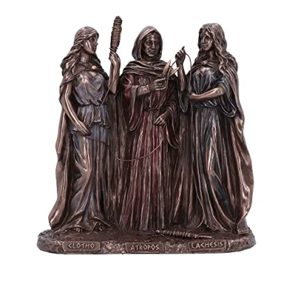 Afbeelding van Nemesis Now Beeld/figuur The Three Fates of Destiny 19cm Bronskleurig